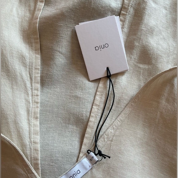 Linen Maxi Dress in Natural by Onia - Picture 10 of 13